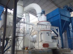 甘肃雷蒙磨石灰石磨粉机HCQ新型雷磨机的图片