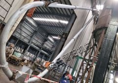 碳铵无尘管链输送机,管链输送系统厂的图片
