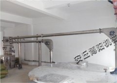 乙酸钠管链式输送机、不锈钢管链输送设备防尘的图片