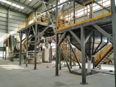 2500kg/h彩砂生产线工艺与设备