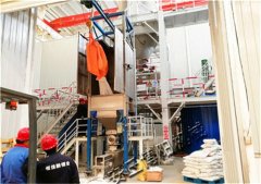 碳酸钙粉吨包卸料站 无尘吨袋投料机工作流程的图片