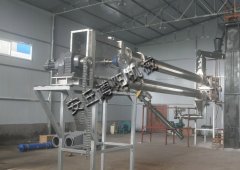 石灰粉管链式输送机，管链粉体输送机厂的图片