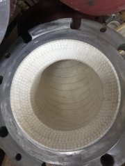 耐磨陶瓷贴片管道的图片