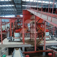 石料厂的机器 单杠液压圆锥破机施工方案的图片