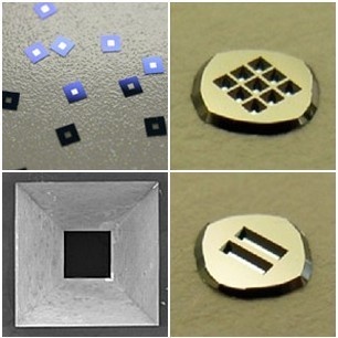 透射电镜（TEM）用氮化硅薄膜窗口的图片