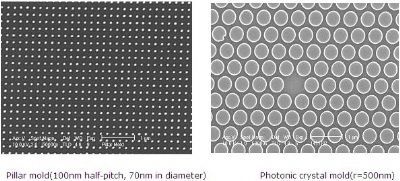 高分辨率纳米压印模板的图片