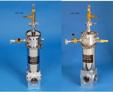 Janis液氮型低温恒温器（样品置于真空中）的图片