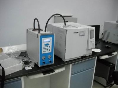 AHS-610顶空进样器与岛津GC2010气相色谱仪联机分析药物残留溶剂中环氧乙烷的图片