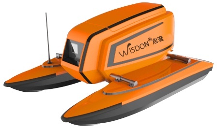 启澄WD90水质监测采样无人船的图片