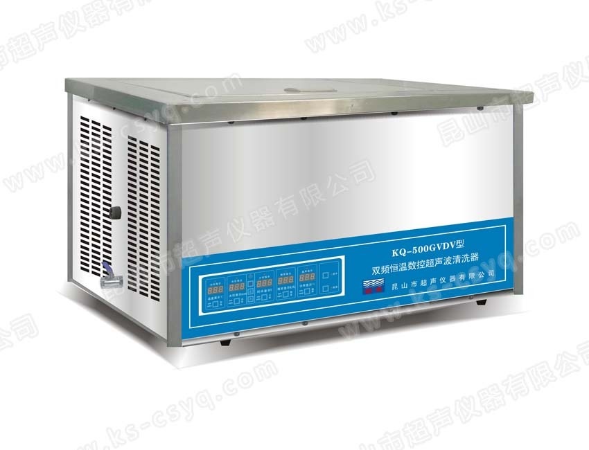 舒美牌KQ-500GVDV型恒温双频超声波清洗器的图片