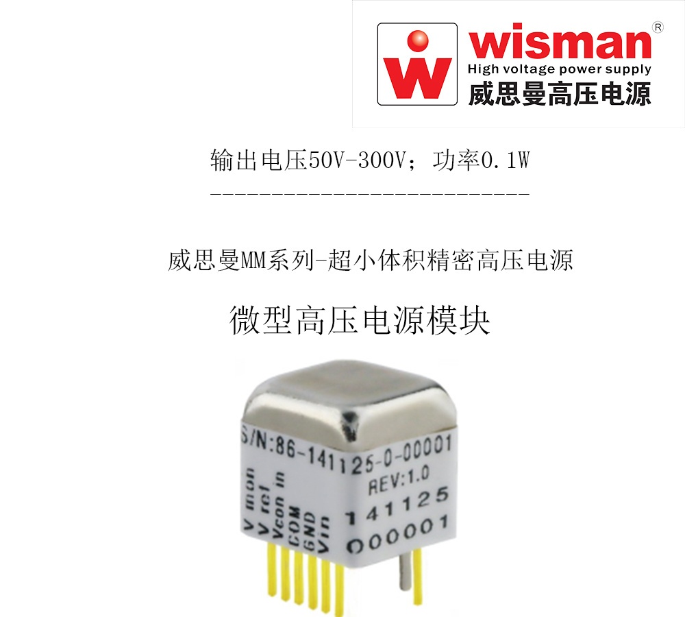 威思曼模块高压电源模块MM 0.3kv/0.1w的图片