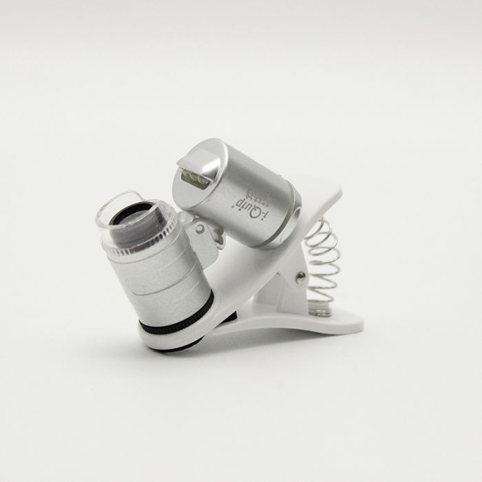 芯硅谷C7010夹式MINI显微镜,带LED灯和验钞灯的图片