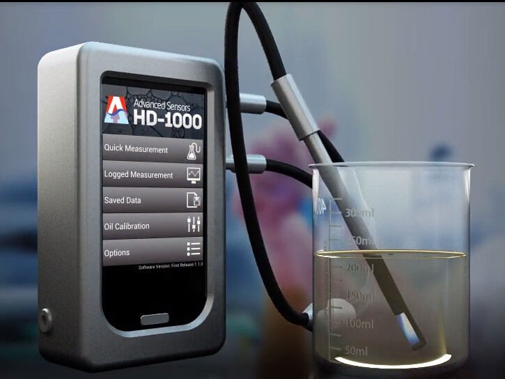 英国AS手持式水中油检测仪HD-1000的图片
