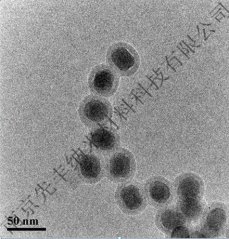 致密二氧化硅包覆上转换纳米颗粒的图片