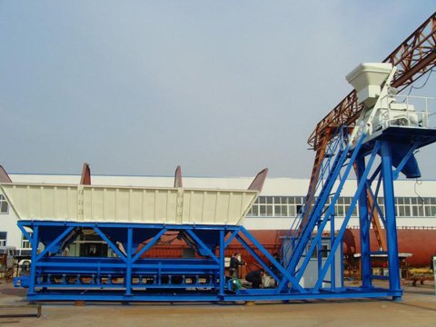 JS750搅拌站的图片