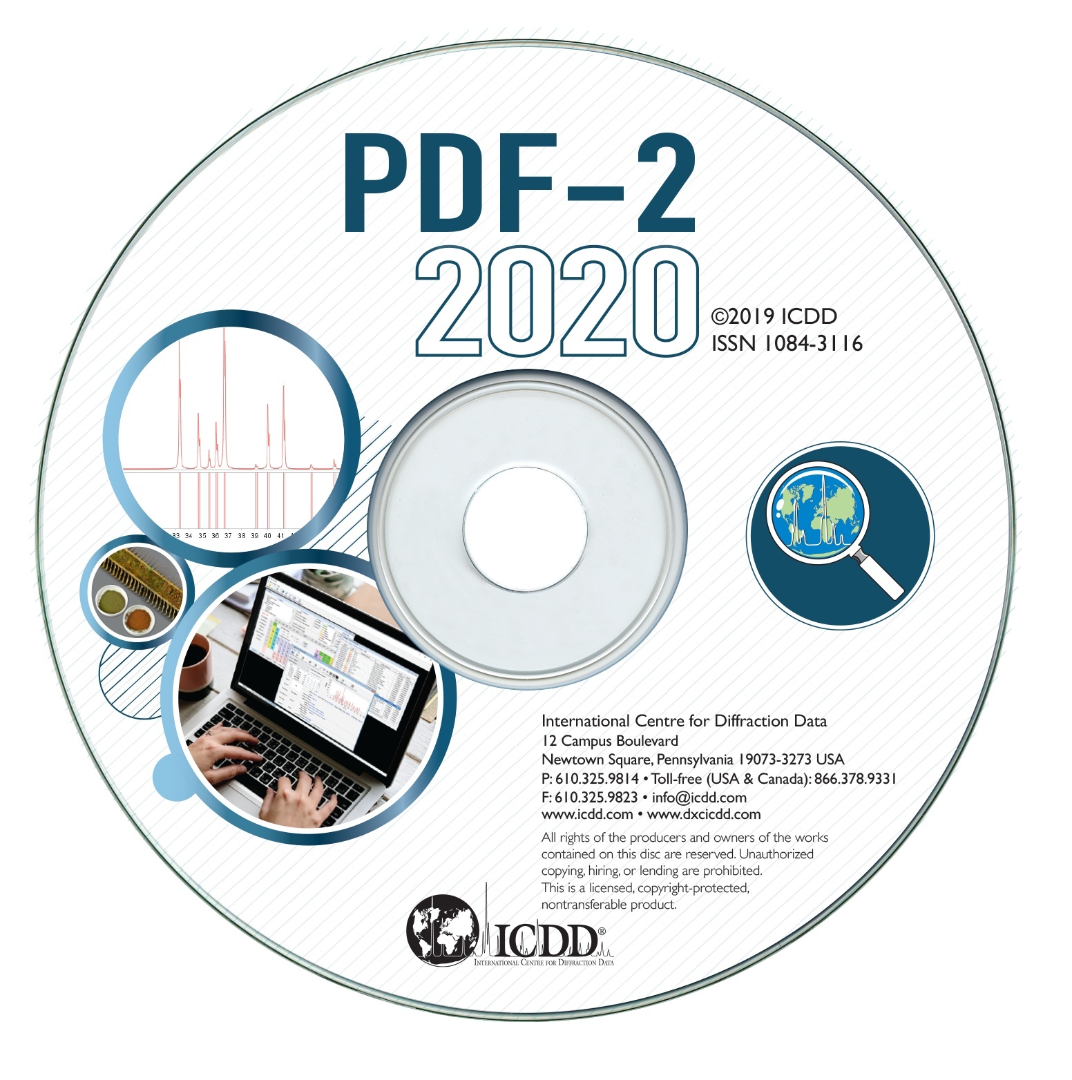 ICDD+PDF-2 2020数据库的图片