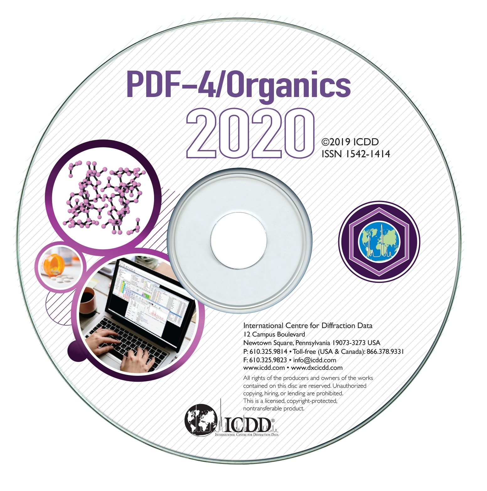 PDF-4 2020有机物卡片数据库