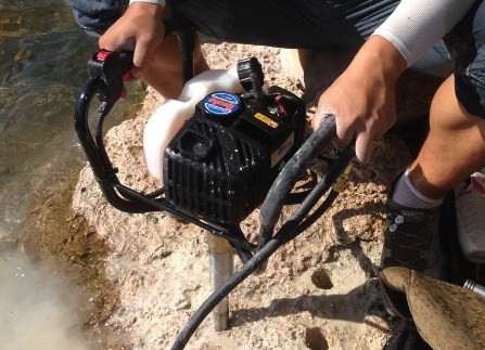美国SHAW单人背包式便携式岩石取样钻机的图片