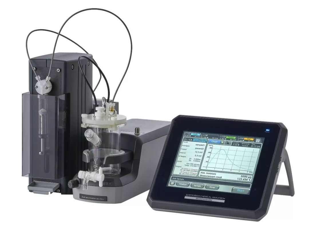 三菱化学微量水分测定仪CA-310容量法的图片