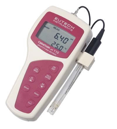 Eutech pH110便携式pH测量仪的图片