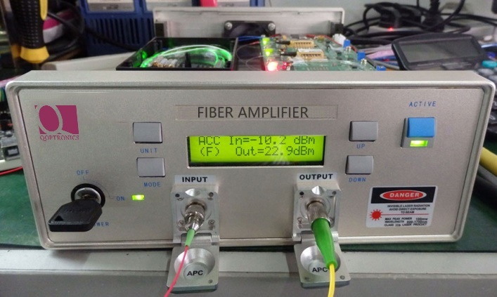 量青光电高功率铒镱共掺光纤放大器的图片