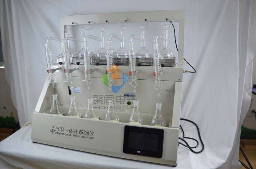 徐州市全玻璃蒸馏器JTZL-6Y快速蒸馏装置的图片