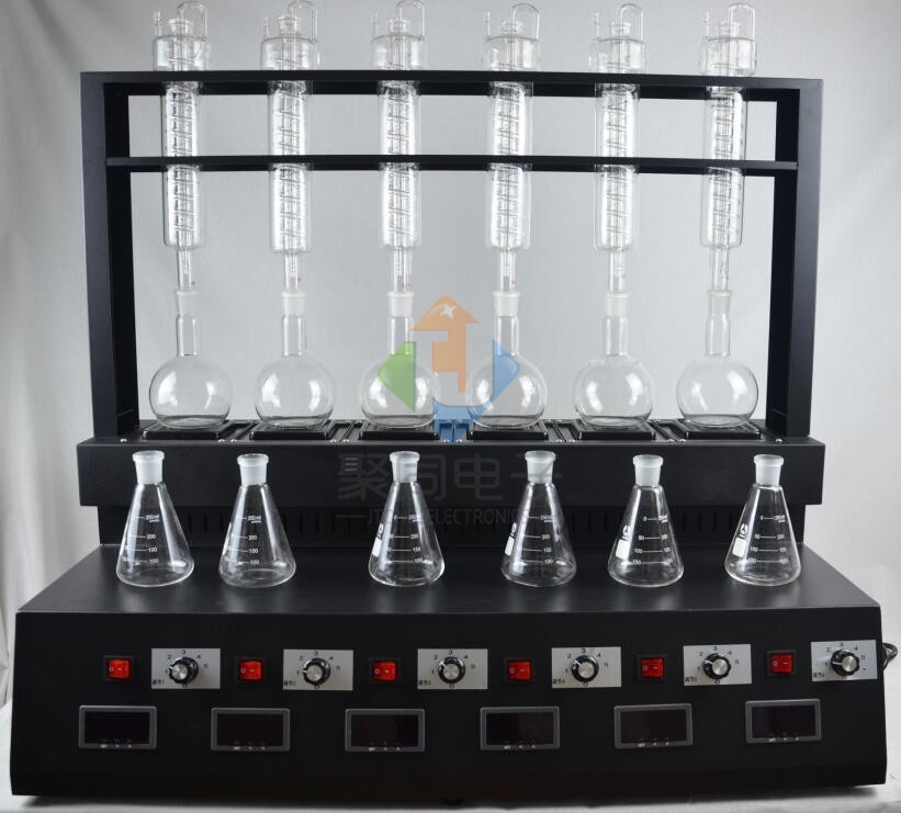 宁夏简易型蒸馏仪JTZL-6C挥发酚蒸馏器的图片