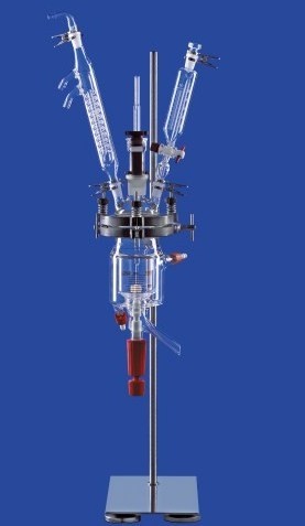 LENZ玻璃反应釜，实验室反应釜（肖特DURAN玻璃，双层夹套）