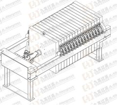X500厢式手动压滤机的图片
