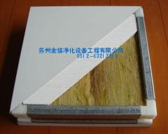 手工岩棉板，彩钢板，手工岩棉夹芯板，苏州手工板的图片