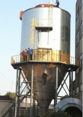中药车间喷雾干燥塔干燥主塔内壁厚度3mm的图片