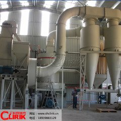 260目石灰石磨粉机组 YGM高压悬辊磨 生产线配置完整 通筛率高的图片