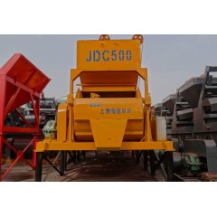 河南JDC500单卧轴混凝土搅拌机