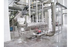 树脂颗粒干燥设备专用振动流化床干燥机的图片
