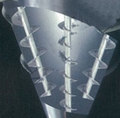 明胶三螺旋锥形混合机的图片