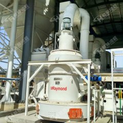 石英砂生产线氧化钙雷蒙磨大型粉碎机的图片