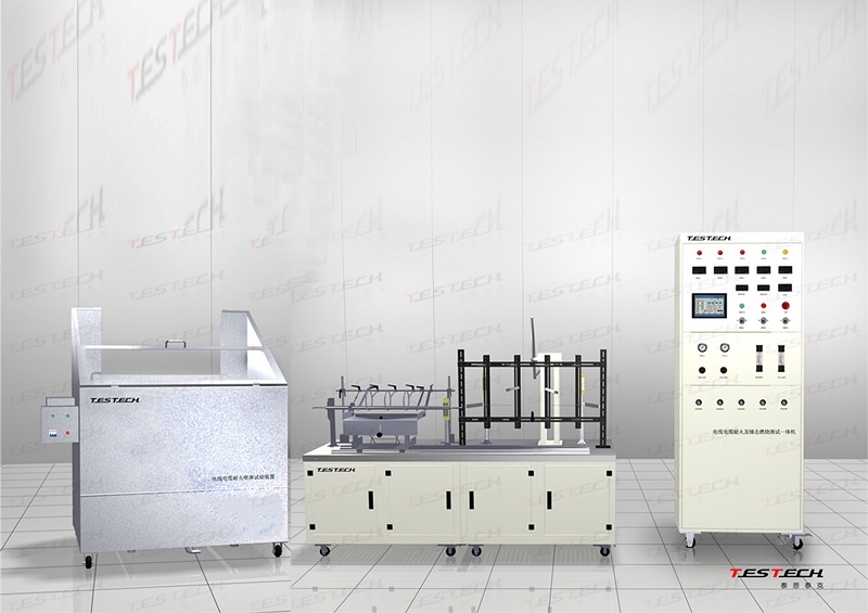 电线电缆耐火冲击喷淋测试一体机IEC 60331、BS6387-2013的图片