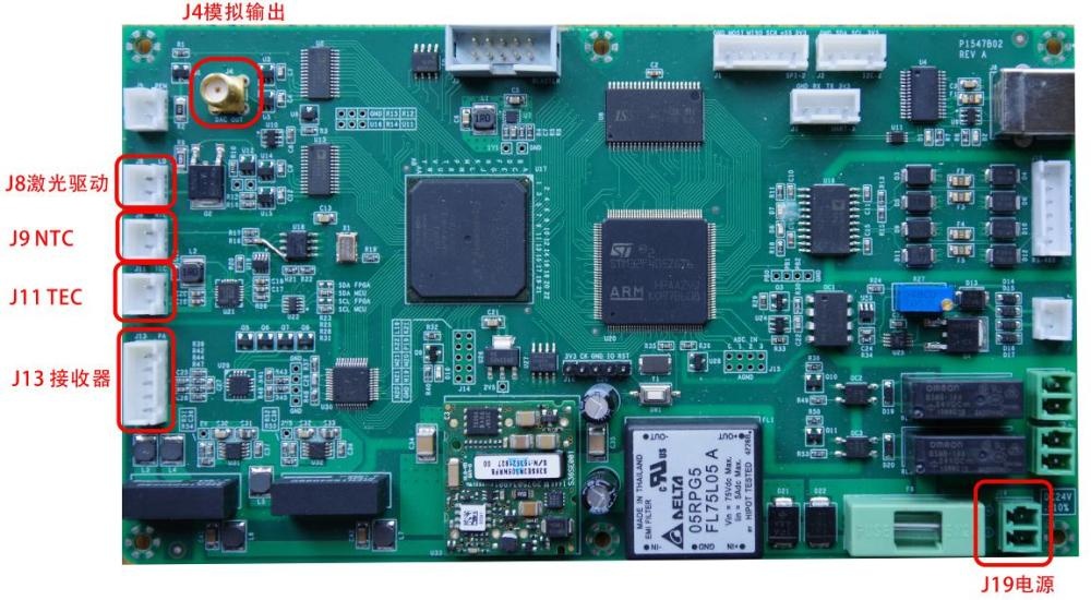 TLLA-01DT TDLAS锁相放大器综合控制板的图片