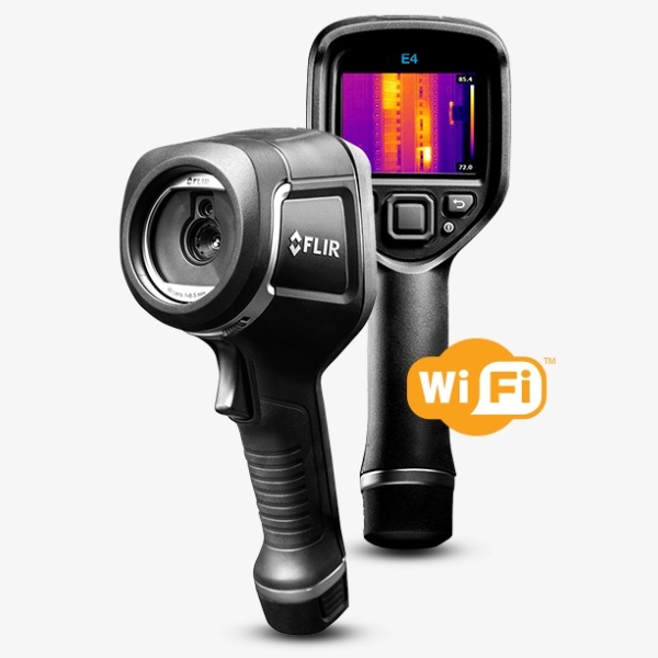 FLIR E4 Wi-Fi采用MSX®且具有WI-FI功能的红外热像仪的图片