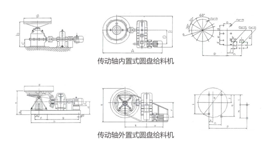 PZ圆盘给料机结构简图-河南振江机械