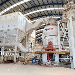 桂林鸿程 磨麦饭石机器 立式磨石粉机的图片