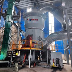 磷石膏磨粉机器 脱硫渣综合利用 40吨矿石立磨机配置