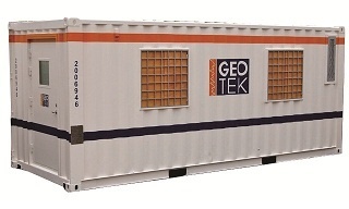 Geotek Container Lab集装箱岩心（岩芯）实验室的图片