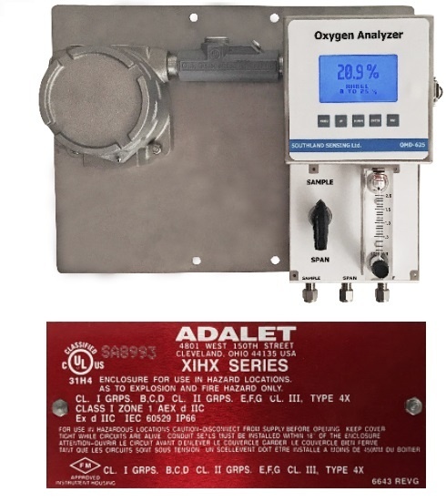 本安型氧气分析仪OMD-625D的图片