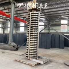 倾斜碳钢管式螺旋上料机 垂直螺旋输送机的图片
