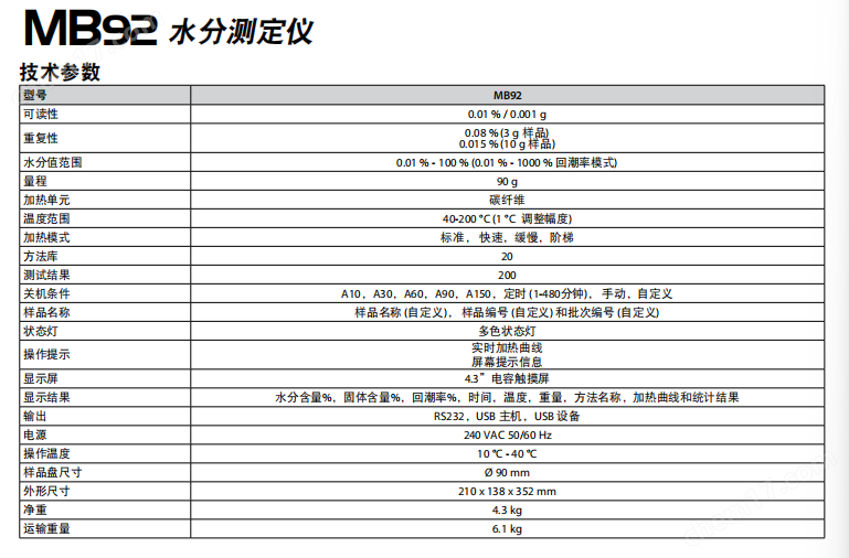 奥豪斯分析天平