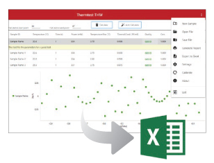 Export Results to excel