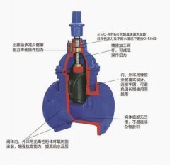 彈性座封閘閥